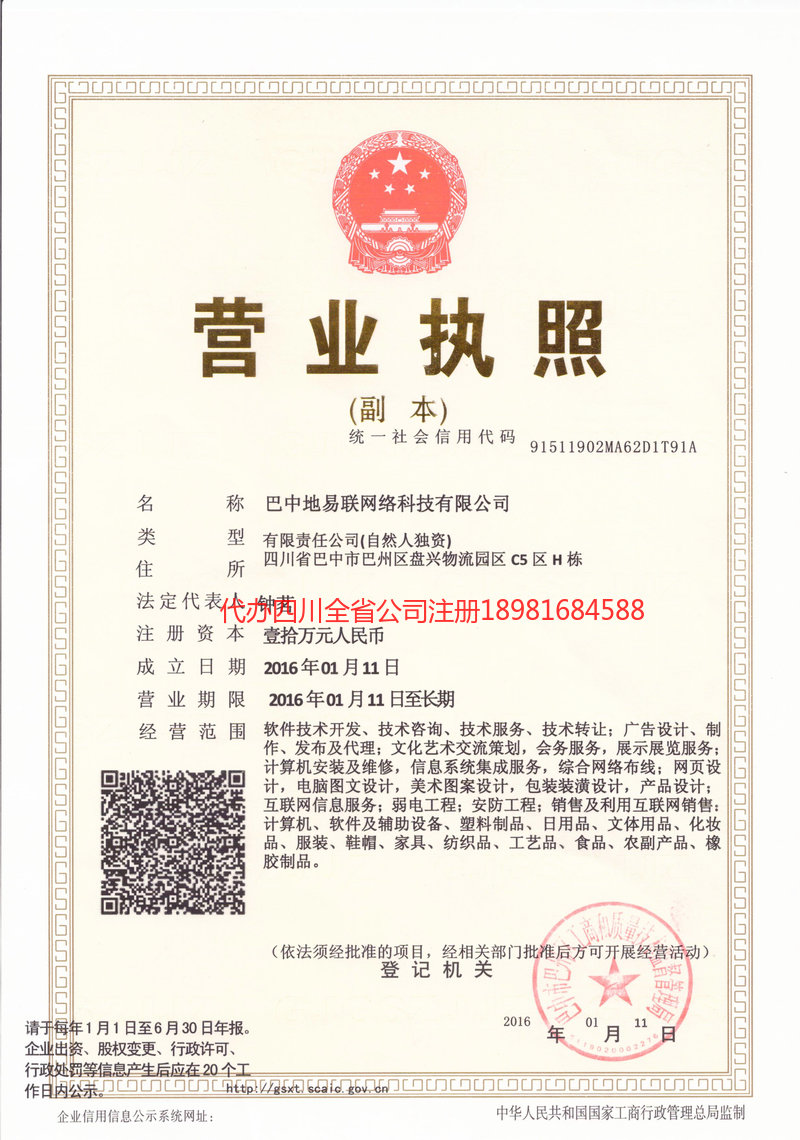忠县忠县地易联网络科技有限公司